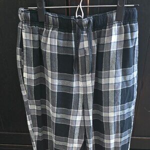 Lot of 2 Pants Pajamas Drawstring Elastic Waist Men’s Size Small Plaid PJs